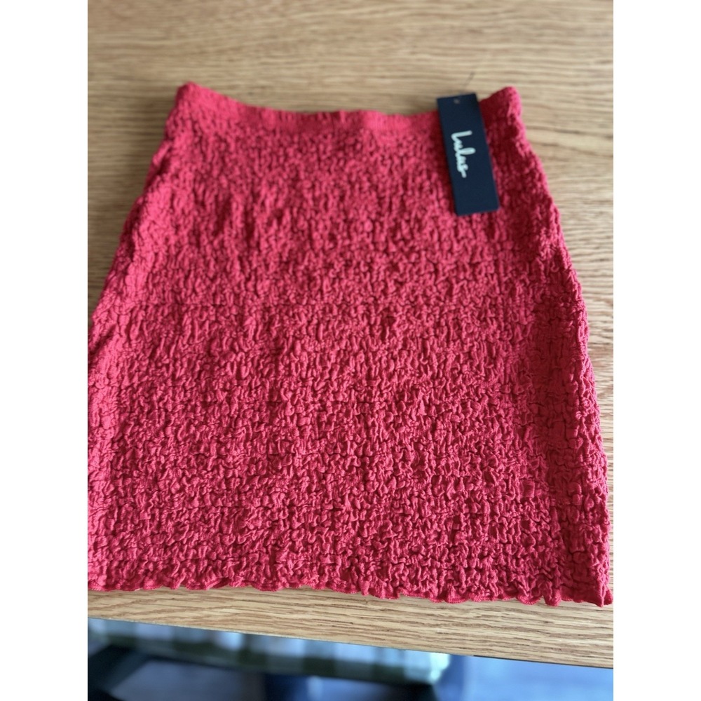 Lulus Red Stretch Bandeau Top Size Xsmall